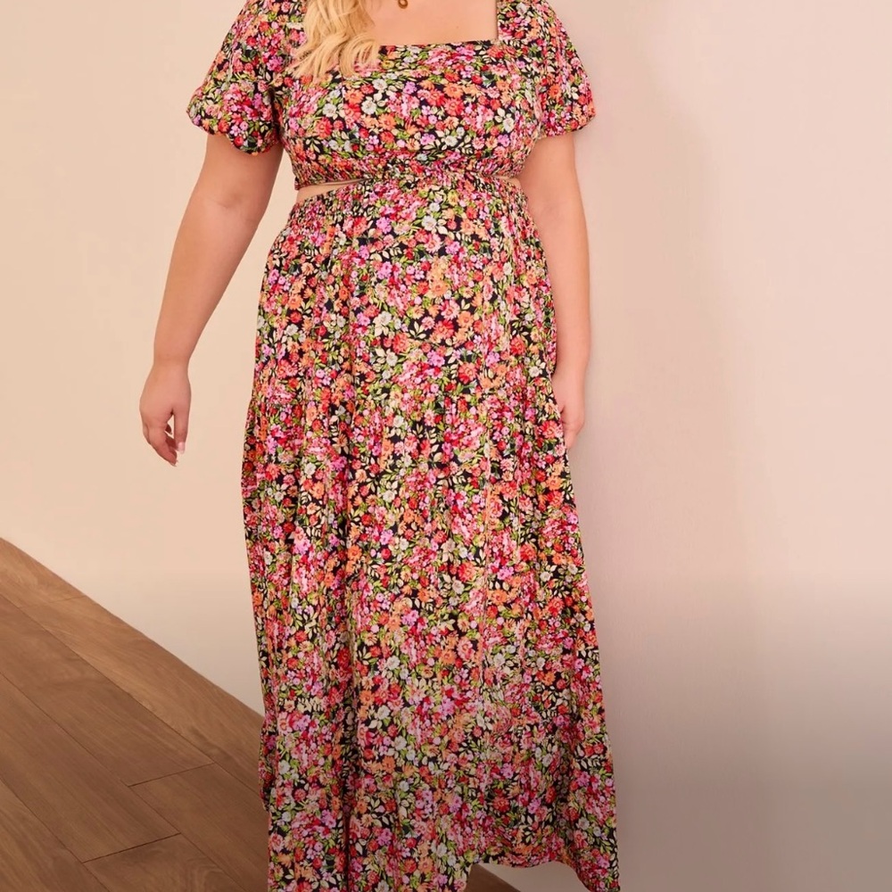 ARULA Multicolor Floral Maxi Dress